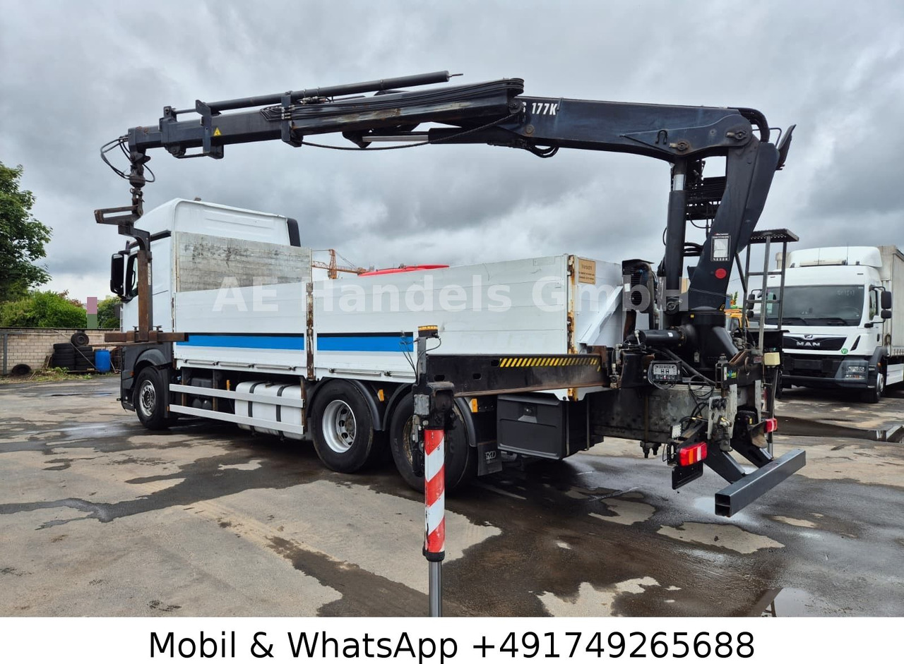 Mercedes-Benz Actros IV 2646 L LL 6x2 *Retarder/Hiab-177K-Pro - Truk flatbed, Truk derek: gambar 3 Mercedes-Benz Actros IV 2646 L LL 6x2 *Retarder/Hiab-177K-Pro - Truk flatbed, Truk derek: gambar 3