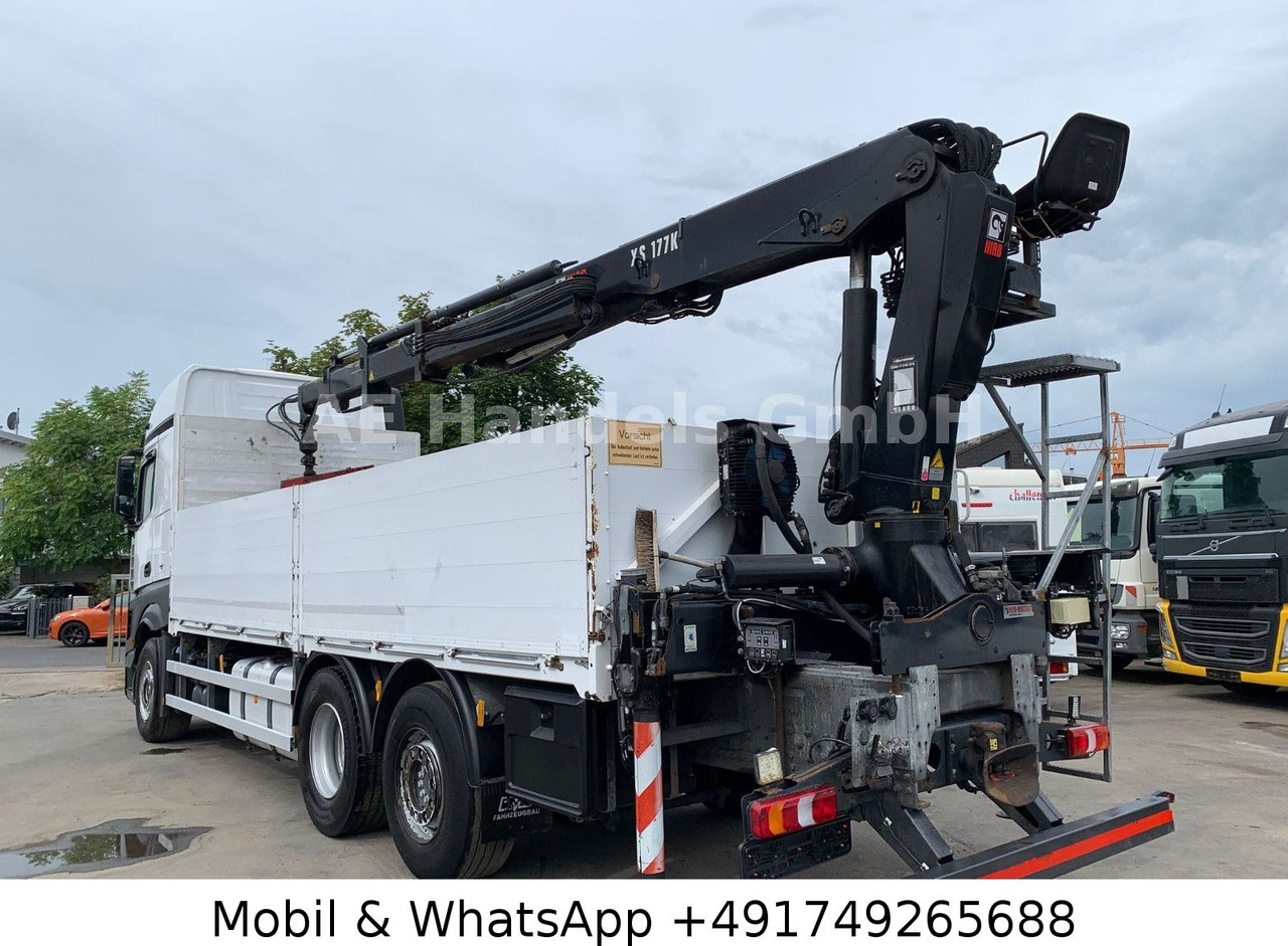 Mercedes-Benz Actros IV 2646 L LL 6x2 *Retarder/Hiab-177K-Pro - Truk flatbed, Truk derek: gambar 3 Mercedes-Benz Actros IV 2646 L LL 6x2 *Retarder/Hiab-177K-Pro - Truk flatbed, Truk derek: gambar 3