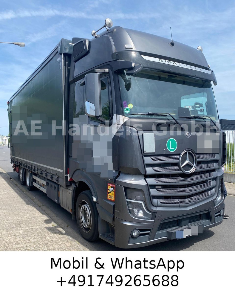 Mercedes-Benz Actros V 2540 L *Hubdach/Lenk+Lift/LBW-2,8m - Truk dengan terpal samping: gambar 1 Mercedes-Benz Actros V 2540 L *Hubdach/Lenk+Lift/LBW-2,8m - Truk dengan terpal samping: gambar 1