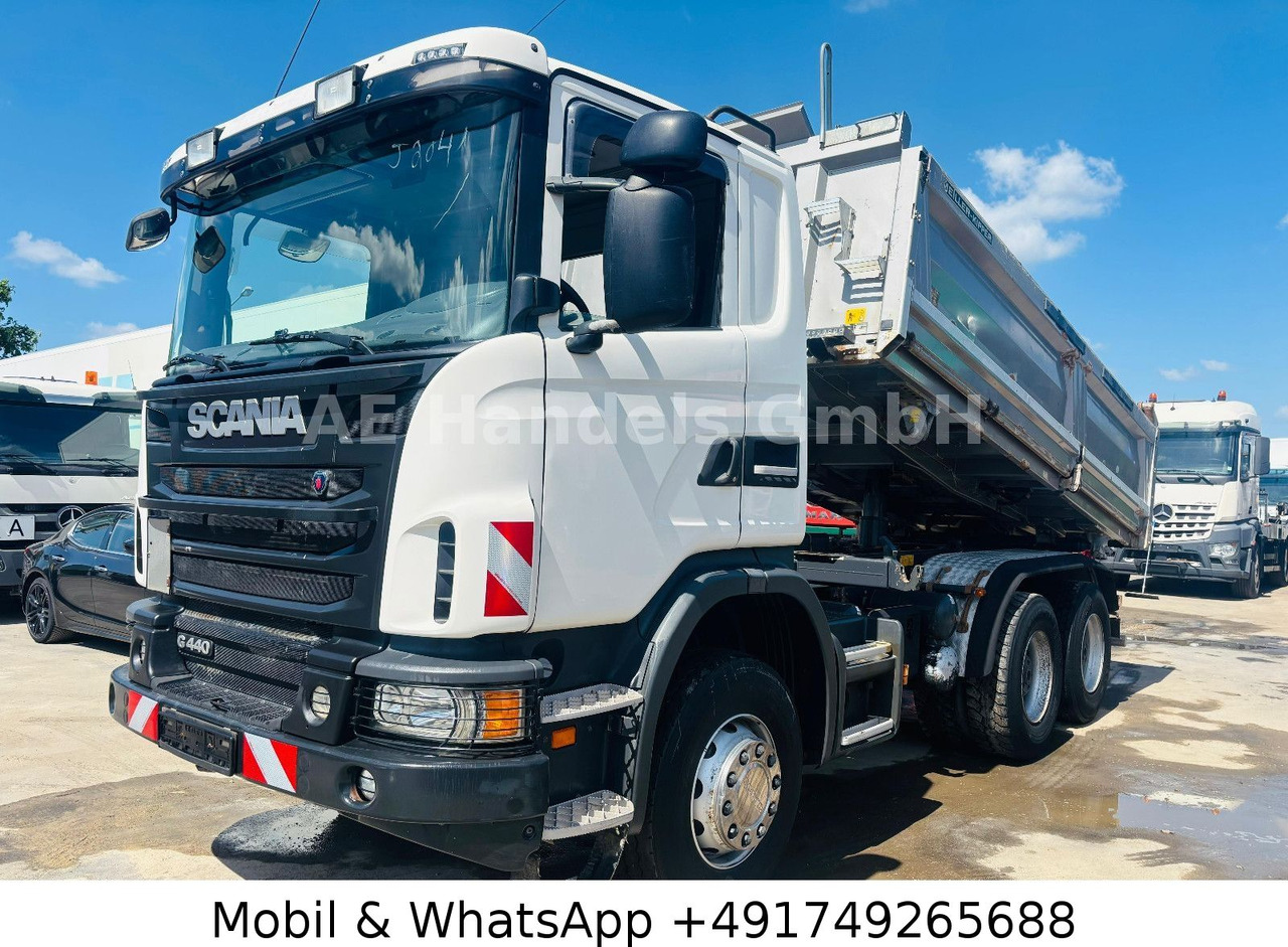Scania G440 BB 6x4 Meiller *Retarder/Bordmatik/11m³/Cam - Truk jungkit: gambar 1 Scania G440 BB 6x4 Meiller *Retarder/Bordmatik/11m³/Cam - Truk jungkit: gambar 1
