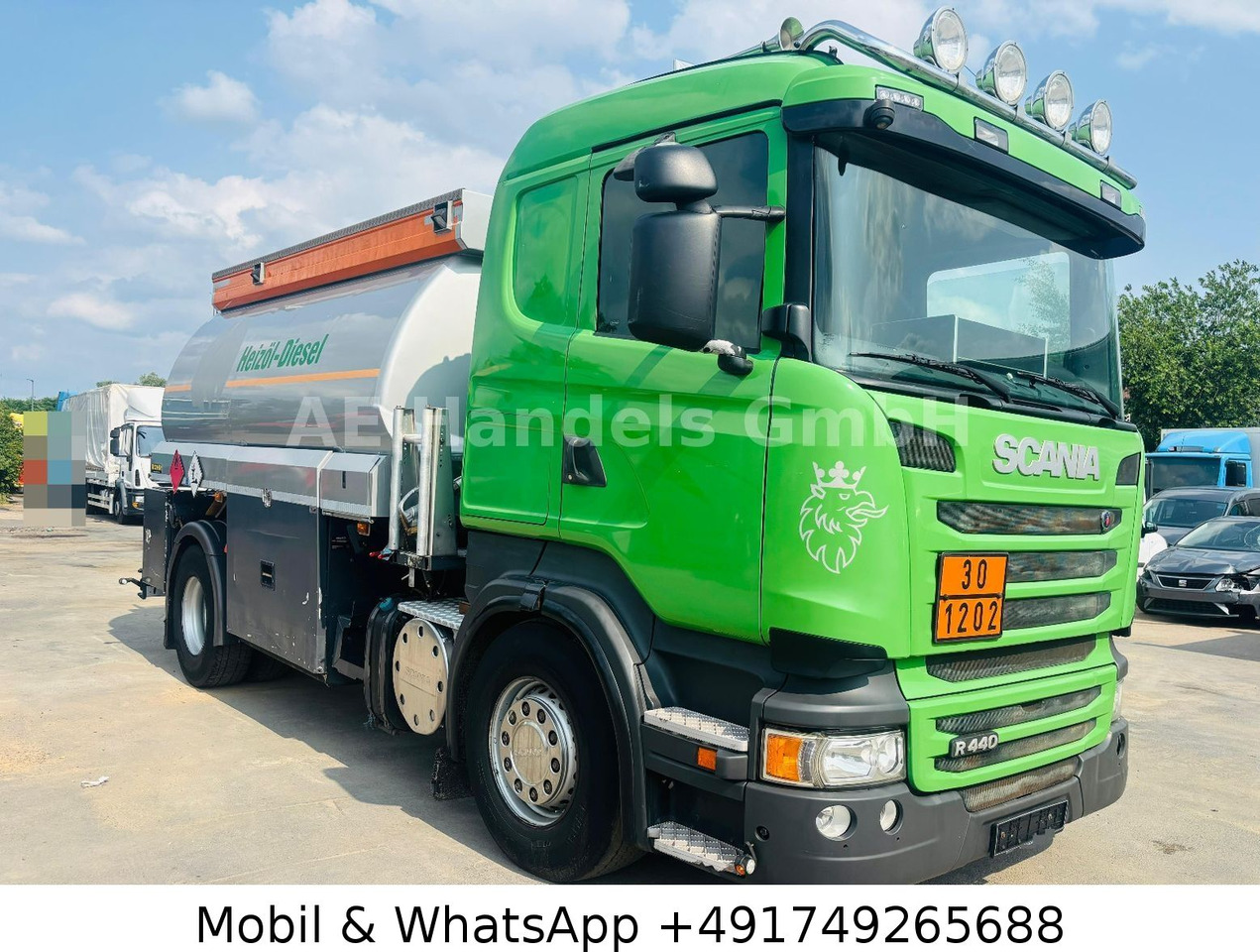 Scania R440 Rohr *Retarder/Oben-Unten/2-Kammern/14m³ - Truk tangki: gambar 2 Scania R440 Rohr *Retarder/Oben-Unten/2-Kammern/14m³ - Truk tangki: gambar 2