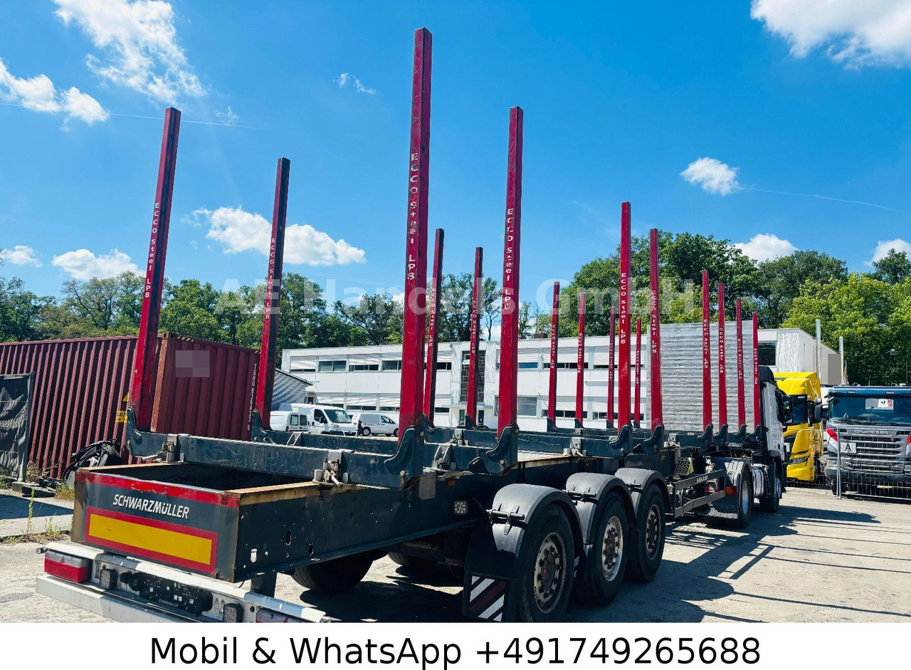 Schwarzmüller S1 Y-Serie Lang-Holz *8x Rungen/Liftachse/Alcoa - Semi-trailer pengangkut kayu: gambar 2 Schwarzmüller S1 Y-Serie Lang-Holz *8x Rungen/Liftachse/Alcoa - Semi-trailer pengangkut kayu: gambar 2