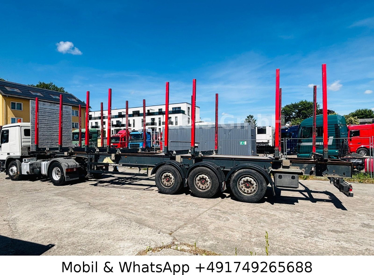 Schwarzmüller S1 Y-Serie Lang-Holz *8x Rungen/Liftachse/Alcoa - Semi-trailer pengangkut kayu: gambar 5 Schwarzmüller S1 Y-Serie Lang-Holz *8x Rungen/Liftachse/Alcoa - Semi-trailer pengangkut kayu: gambar 5
