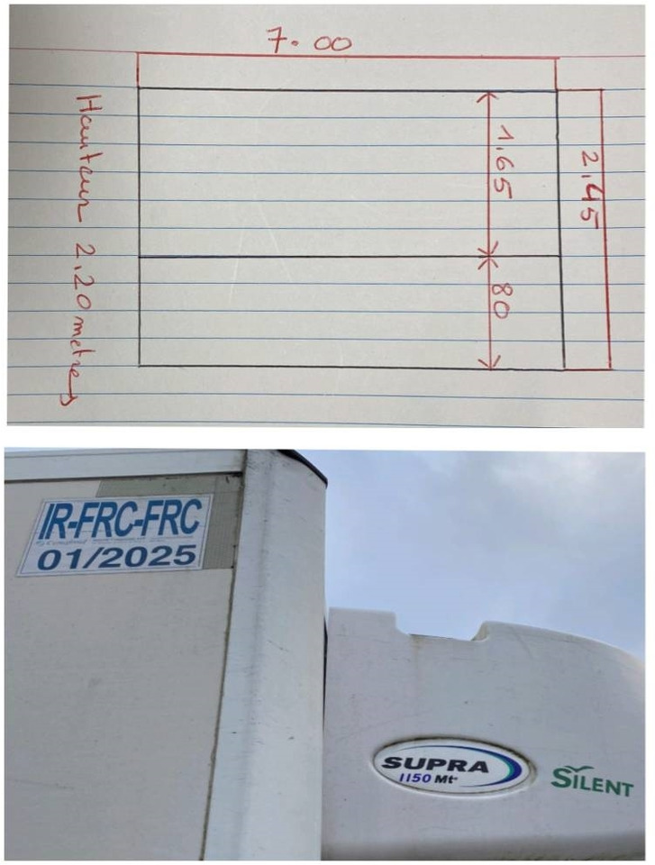 Truk berpendingin Renault D240 /LAMBERET/CARRIER 1150 *A REPARER*: gambar 11 Truk berpendingin Renault D240 /LAMBERET/CARRIER 1150 *A REPARER*: gambar 11