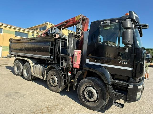 Iveco TRAKKER 410 EEV BI-BENNE GRUE MARREL 8X4 - Truk jungkit: gambar 1 Iveco TRAKKER 410 EEV BI-BENNE GRUE MARREL 8X4 - Truk jungkit: gambar 1