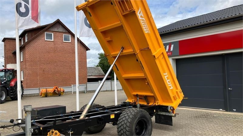 Trailer jungkit pertanian/ Tempat sampah Western WF7LDH: gambar 7