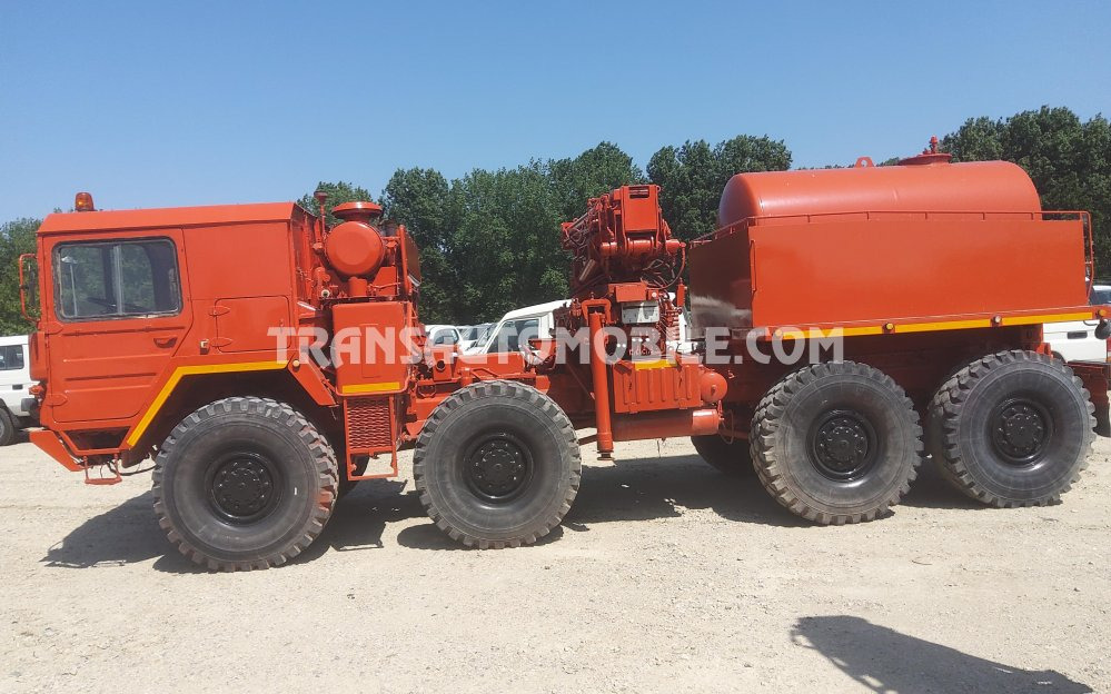 Truk tangki, Truk derek Man KAT 1 8x8 12.7L TURBO DIESEL GRUE 7 tonnes ATLAS KM4300 M5 + CITERNE CARBURANT mobile 3.500 litres - EXPORT OUT EU: gambar 7