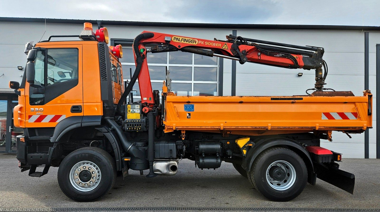 Iveco Trakker 190T33 4x4 Euro5 Kran Palfinger Funk - Truk jungkit, Truk derek: gambar 5 Iveco Trakker 190T33 4x4 Euro5 Kran Palfinger Funk - Truk jungkit, Truk derek: gambar 5