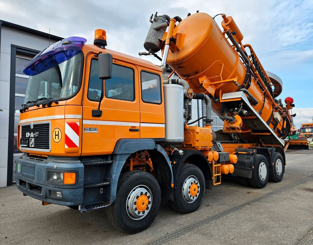 MAN 35.403 8x6 Kanalspül Kombi Edelstahl Recycling - Truk vakum: gambar 1 MAN 35.403 8x6 Kanalspül Kombi Edelstahl Recycling - Truk vakum: gambar 1