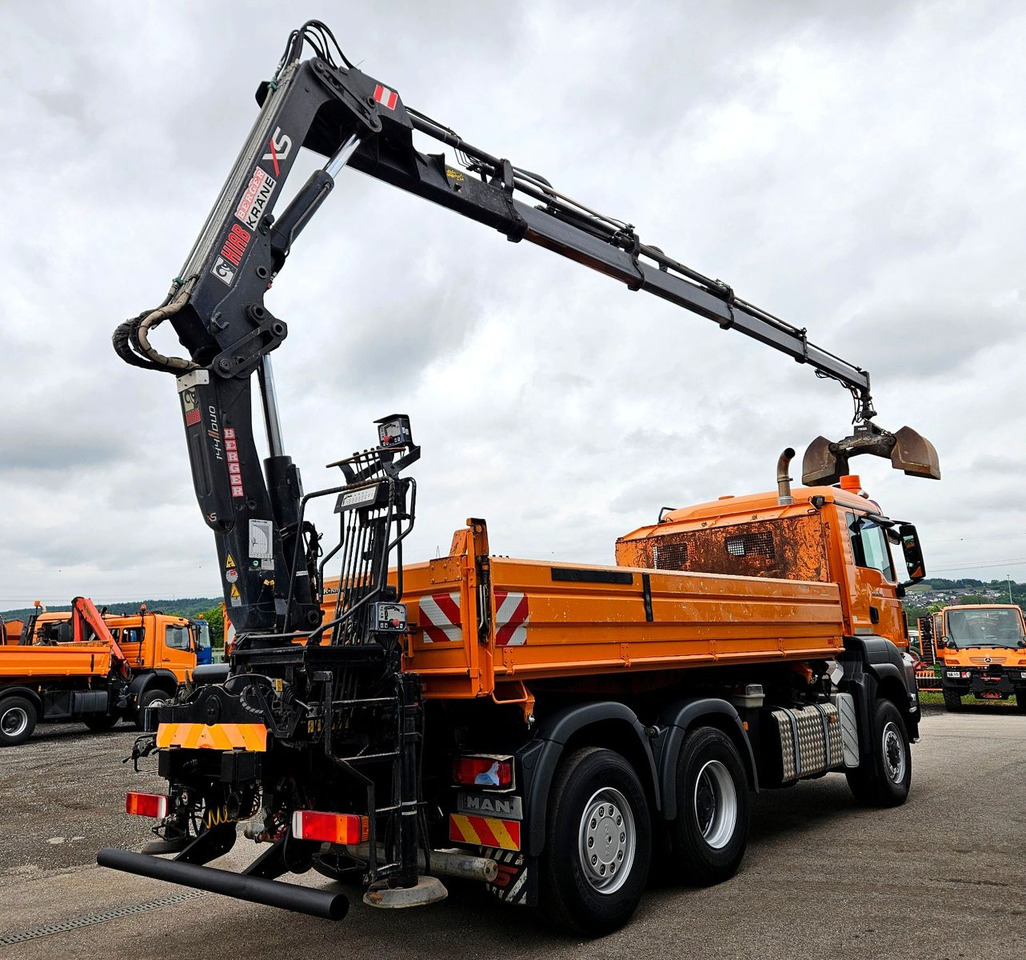 MAN TGS 28.360 6x4-4 HIAB 144E-4 Kran Euro5 - Truk jungkit, Truk derek: gambar 4 MAN TGS 28.360 6x4-4 HIAB 144E-4 Kran Euro5 - Truk jungkit, Truk derek: gambar 4