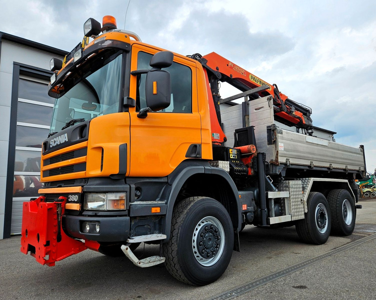 Scania P114 380 6x4-4 Palfinger PK12502 Kran Funk - Truk jungkit, Truk derek: gambar 3 Scania P114 380 6x4-4 Palfinger PK12502 Kran Funk - Truk jungkit, Truk derek: gambar 3