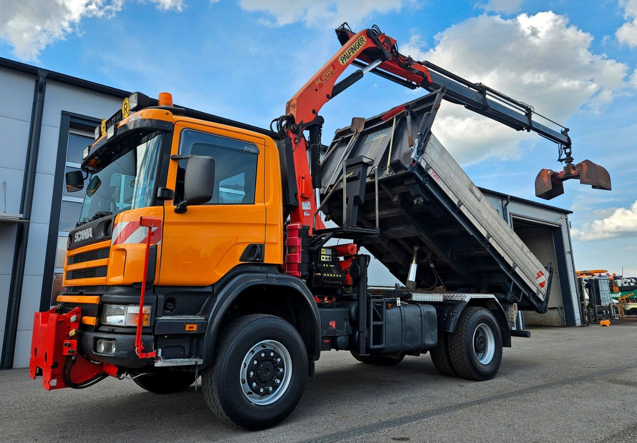 Scania P114 CB 380 4x4 Palfinger PK12502 Kran Funk - Truk jungkit, Truk derek: gambar 4 Scania P114 CB 380 4x4 Palfinger PK12502 Kran Funk - Truk jungkit, Truk derek: gambar 4