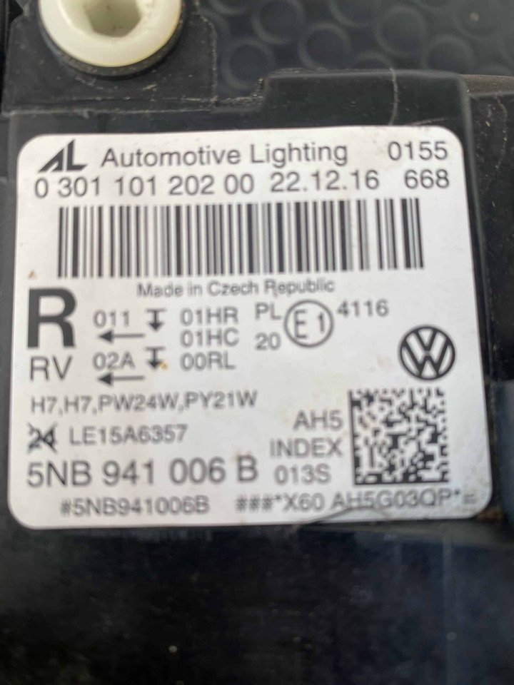 Fari Alogeni VW Tiguan - Lampu depan: gambar 5 Fari Alogeni VW Tiguan - Lampu depan: gambar 5