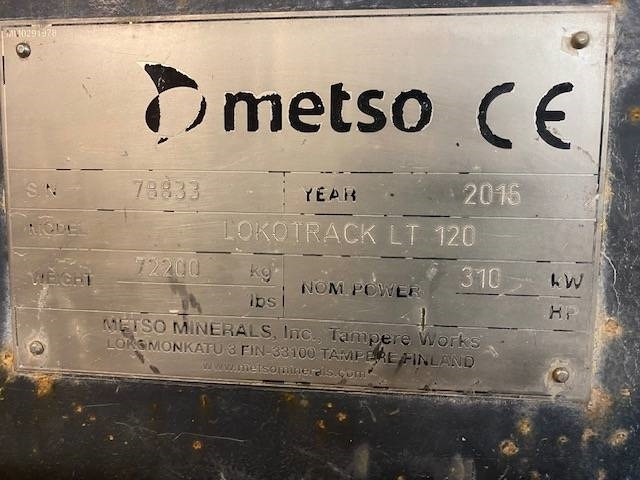 Metso Lokotrack LT120E Diesel and electric - Tanaman penghancur mobil: gambar 3 Metso Lokotrack LT120E Diesel and electric - Tanaman penghancur mobil: gambar 3