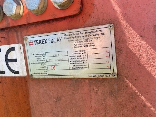 Terex Finlay 694T - Screener: gambar 4 Terex Finlay 694T - Screener: gambar 4