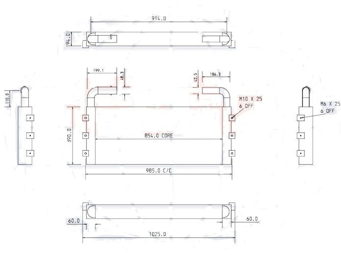 Hitachi ZX 160LC3 - Radiator: gambar 3 Hitachi ZX 160LC3 - Radiator: gambar 3
