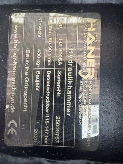 Diversen HX800 Hamer Hammer - Palu hidrolik: gambar 4 Diversen HX800 Hamer Hammer - Palu hidrolik: gambar 4