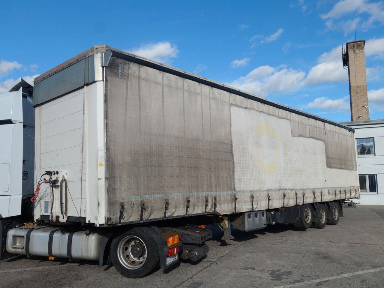 Fliegl SDS 01 Mega , 1xLichtachse - Semi-trailer dengan terpal samping: gambar 3 Fliegl SDS 01 Mega , 1xLichtachse - Semi-trailer dengan terpal samping: gambar 3
