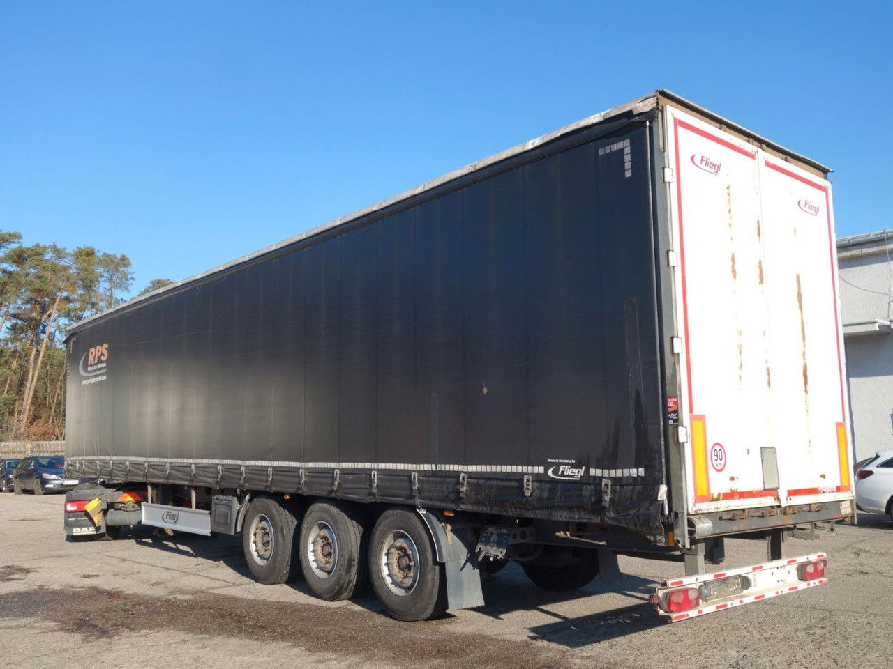 Fliegl SDS Standard, SAF Achsen - Semi-trailer dengan terpal samping: gambar 3 Fliegl SDS Standard, SAF Achsen - Semi-trailer dengan terpal samping: gambar 3