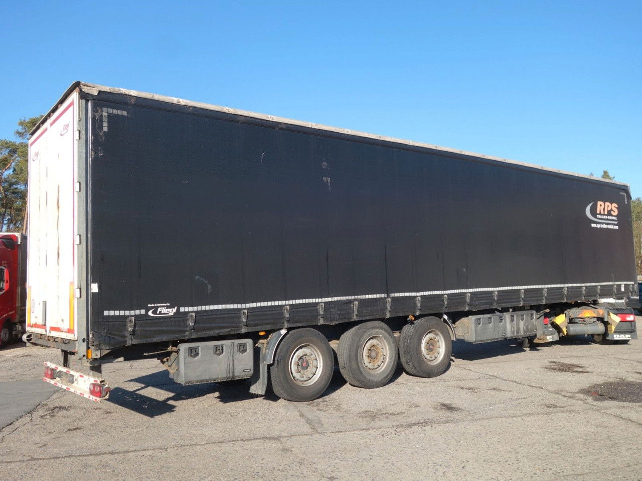 Fliegl SDS Standard, SAF Achsen - Semi-trailer dengan terpal samping: gambar 4 Fliegl SDS Standard, SAF Achsen - Semi-trailer dengan terpal samping: gambar 4
