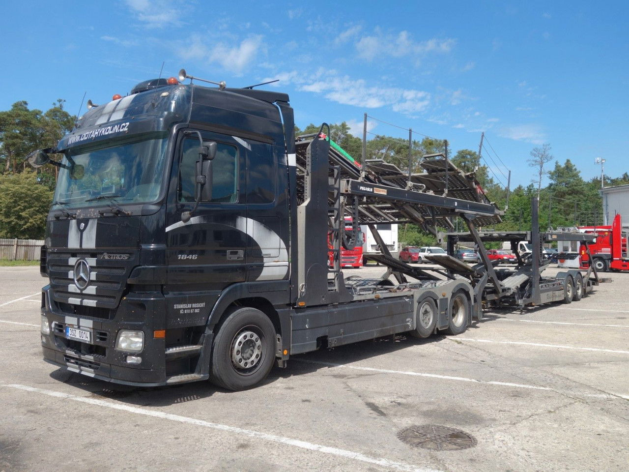 Mercedes-Benz Actros 2446 mit Rolfo für 10 PKW, Retarder - Truk pengangkut mobil: gambar 1 Mercedes-Benz Actros 2446 mit Rolfo für 10 PKW, Retarder - Truk pengangkut mobil: gambar 1