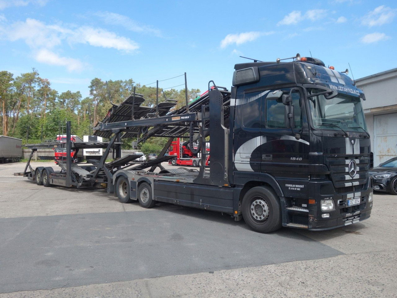 Mercedes-Benz Actros 2446 mit Rolfo für 10 PKW, Retarder - Truk pengangkut mobil: gambar 2 Mercedes-Benz Actros 2446 mit Rolfo für 10 PKW, Retarder - Truk pengangkut mobil: gambar 2