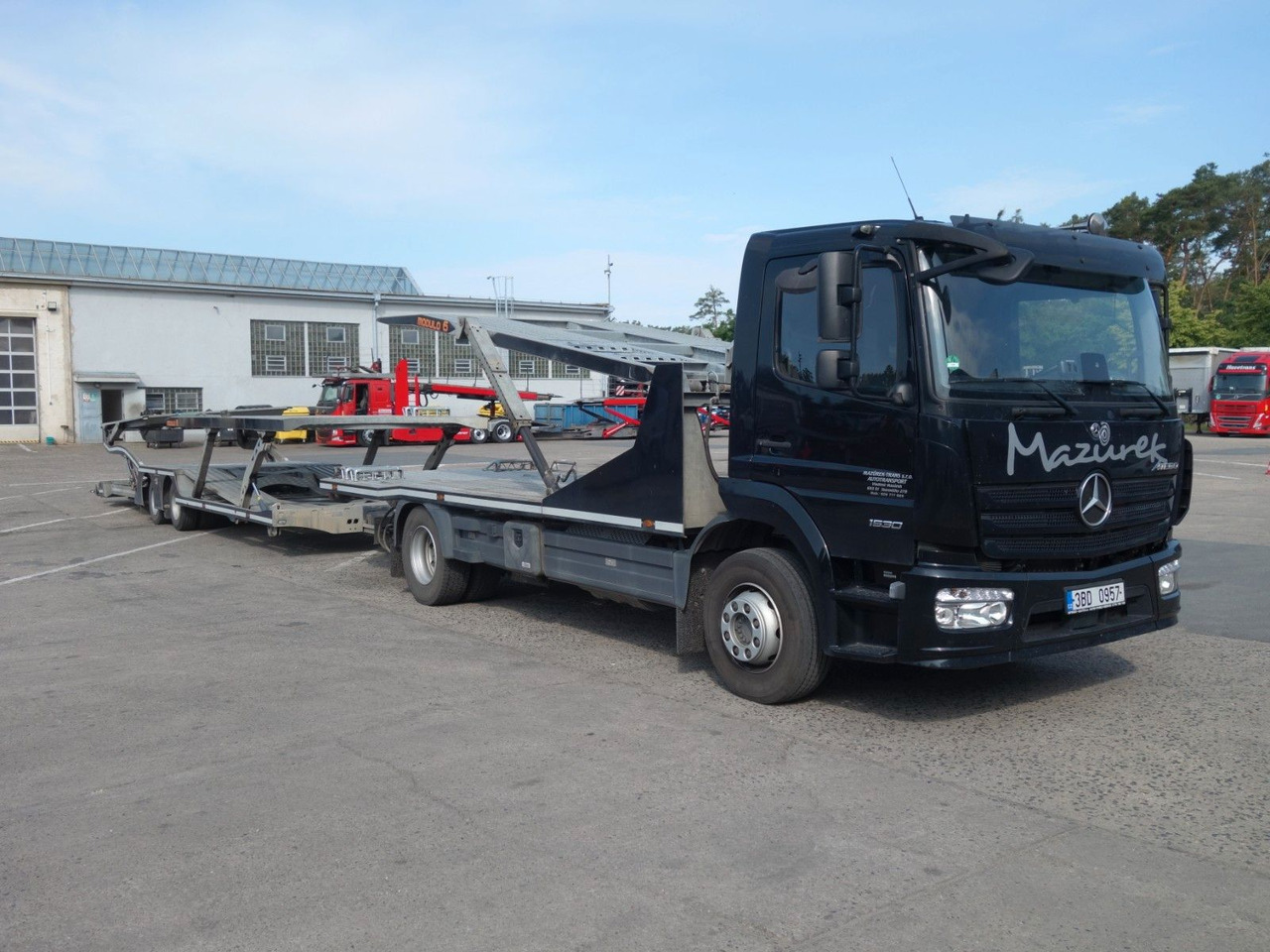 Mercedes-Benz Atego 1530 mit Anhänger für 7 PKW - Truk pengangkut mobil: gambar 2 Mercedes-Benz Atego 1530 mit Anhänger für 7 PKW - Truk pengangkut mobil: gambar 2