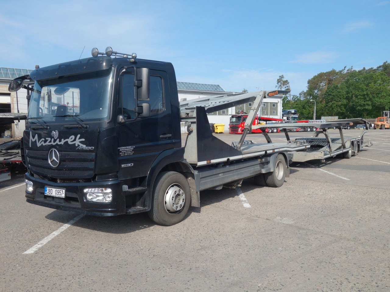 Mercedes-Benz Atego 1530 mit Anhänger für 7 PKW - Truk pengangkut mobil: gambar 1 Mercedes-Benz Atego 1530 mit Anhänger für 7 PKW - Truk pengangkut mobil: gambar 1
