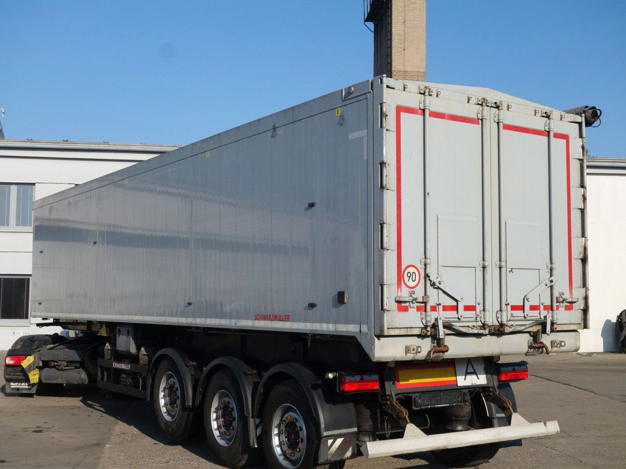 Schwarzmüller Alu Kipper, 50 cm3, Rollplane, Liftachse, SAF - Semi-trailer jungkit: gambar 5 Schwarzmüller Alu Kipper, 50 cm3, Rollplane, Liftachse, SAF - Semi-trailer jungkit: gambar 5