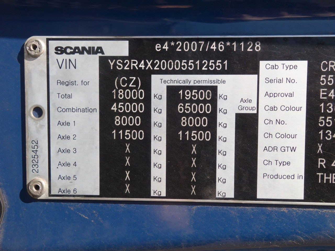 Tractor head Scania R450 Standard, Retarder, Full service: gambar 11