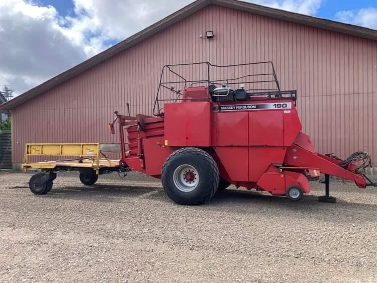 Massey Ferguson LB190 Fieldstar *** m. parkland ballevogn *** - Baler persegi: gambar 3 Massey Ferguson LB190 Fieldstar *** m. parkland ballevogn *** - Baler persegi: gambar 3