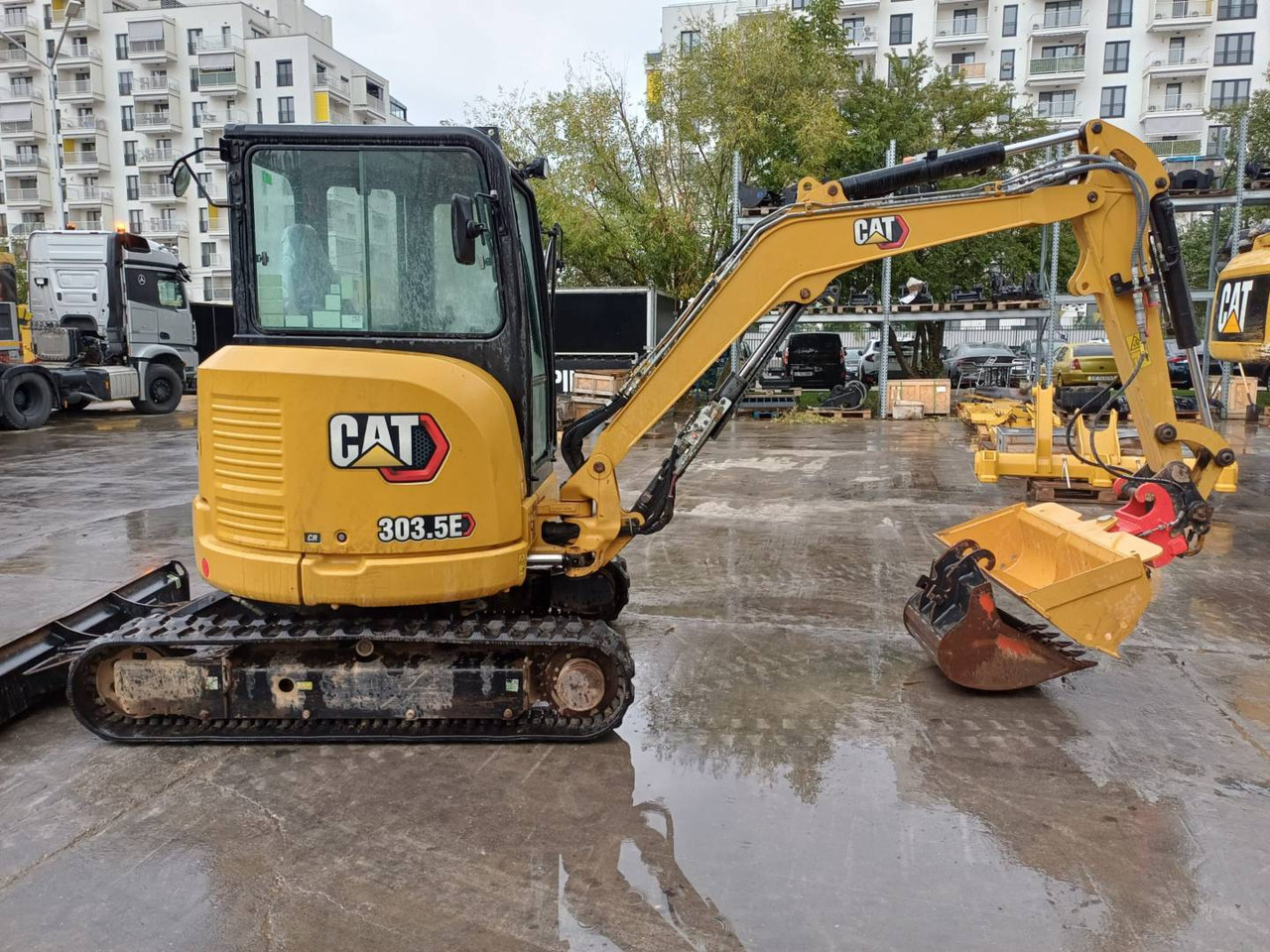 CAT 303.5ECR - Ekskavator perayap: gambar 1 CAT 303.5ECR - Ekskavator perayap: gambar 1
