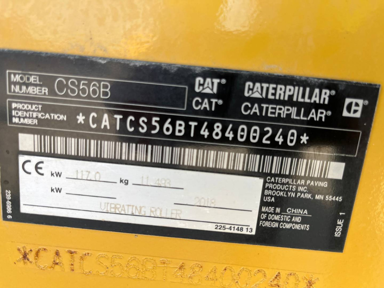 CAT CS56B - Pemadat: gambar 5 CAT CS56B - Pemadat: gambar 5