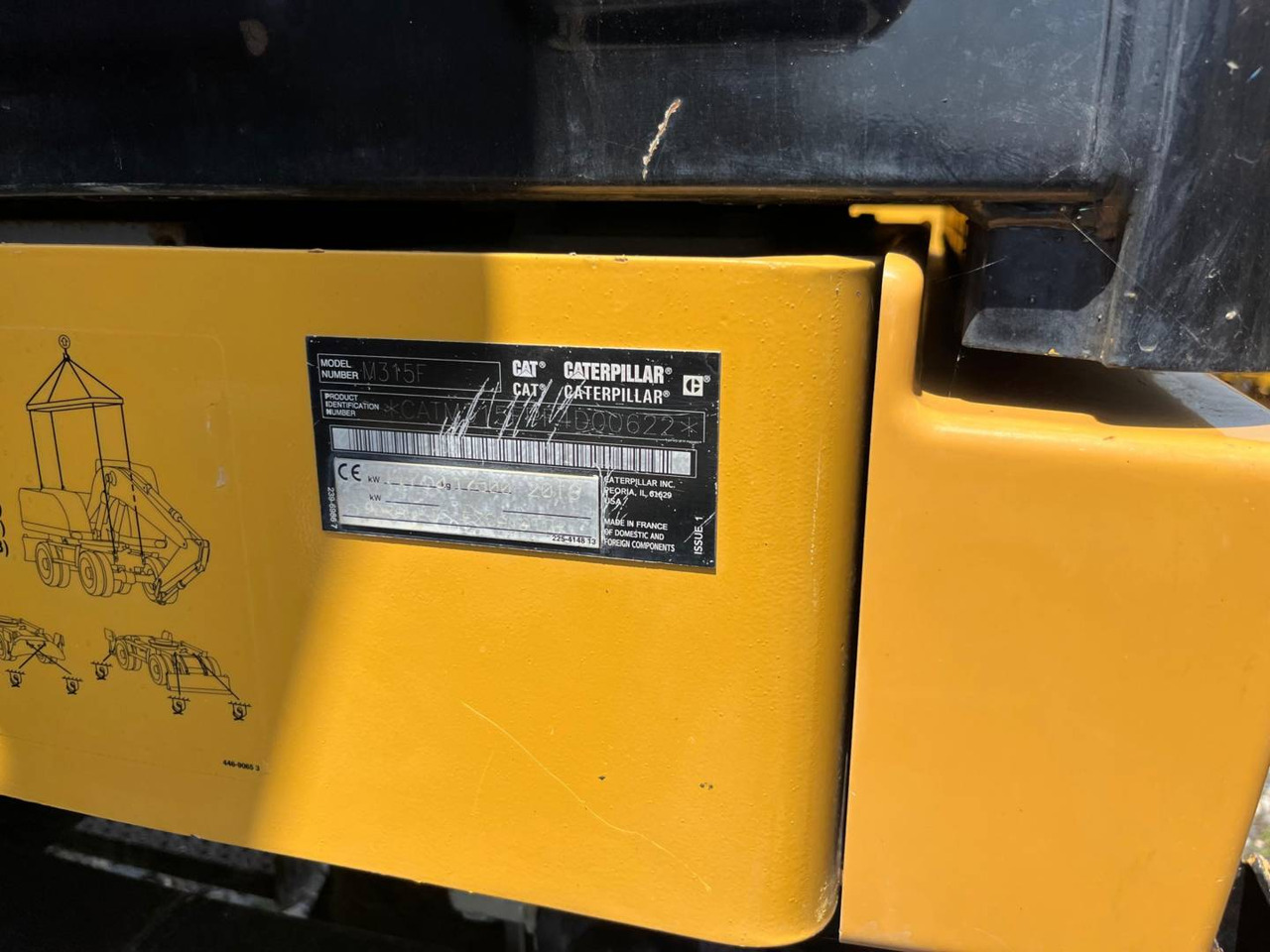 CAT M315F - Ekskavator roda: gambar 5 CAT M315F - Ekskavator roda: gambar 5