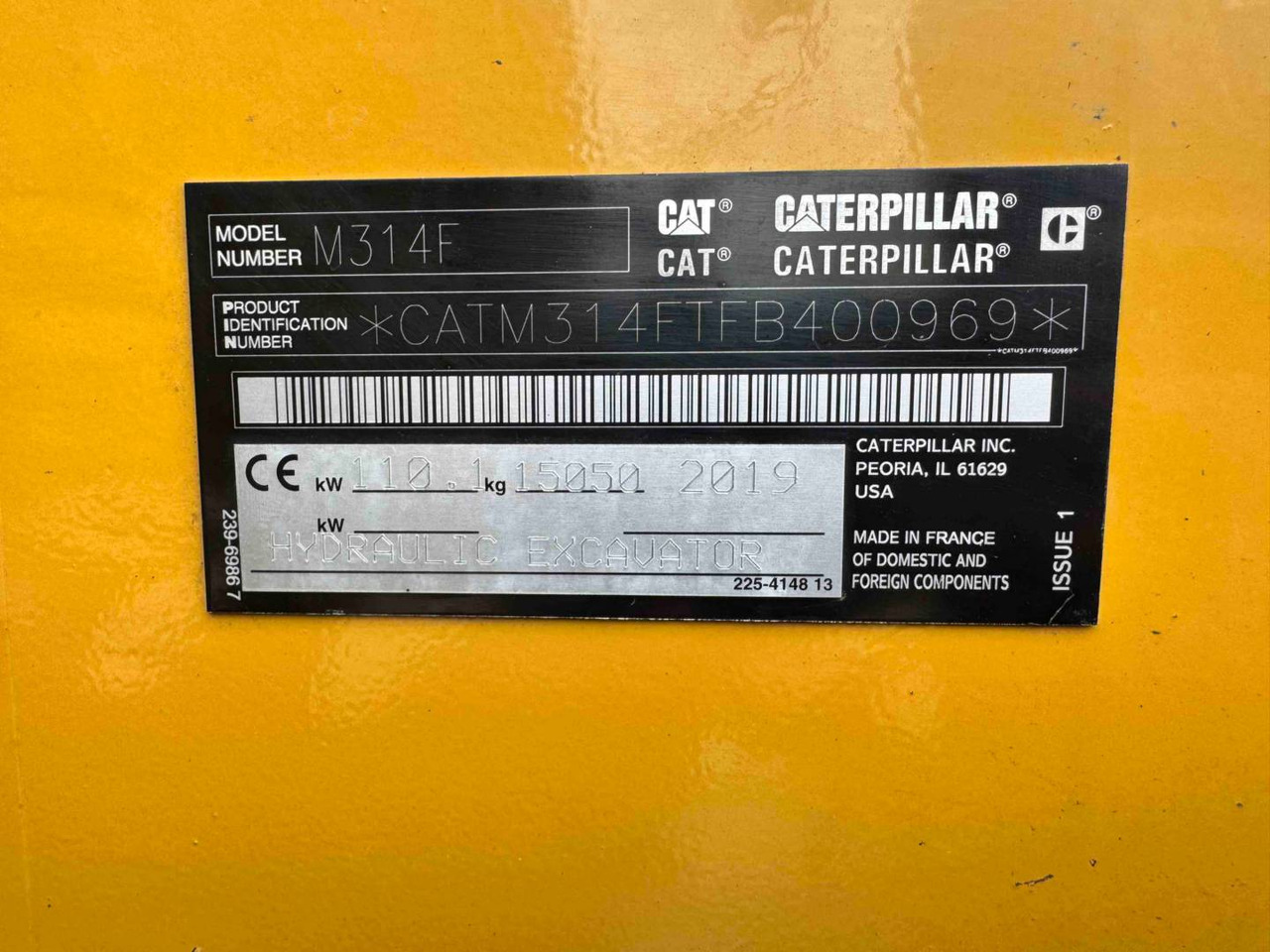 CAT M314F - Ekskavator roda: gambar 5 CAT M314F - Ekskavator roda: gambar 5