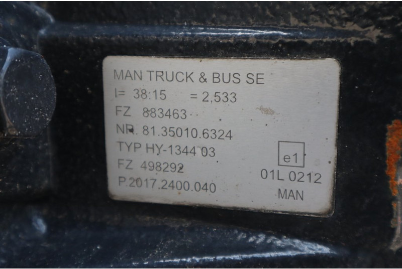 MAN HY-1344-03 38/15 - As roda belakang untuk Truk: gambar 4 MAN HY-1344-03 38/15 - As roda belakang untuk Truk: gambar 4