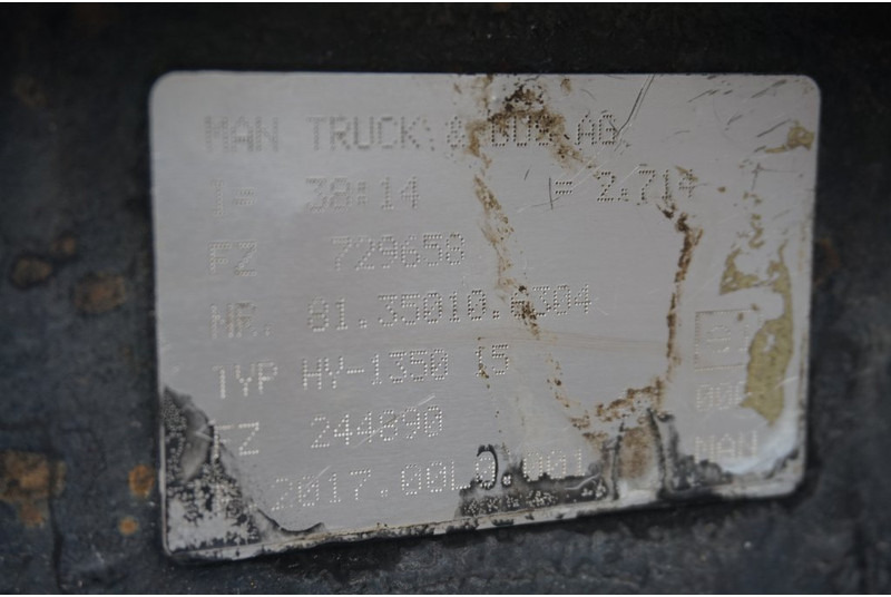 MAN HY-1350-15 38/14 - As roda belakang untuk Truk: gambar 4 MAN HY-1350-15 38/14 - As roda belakang untuk Truk: gambar 4