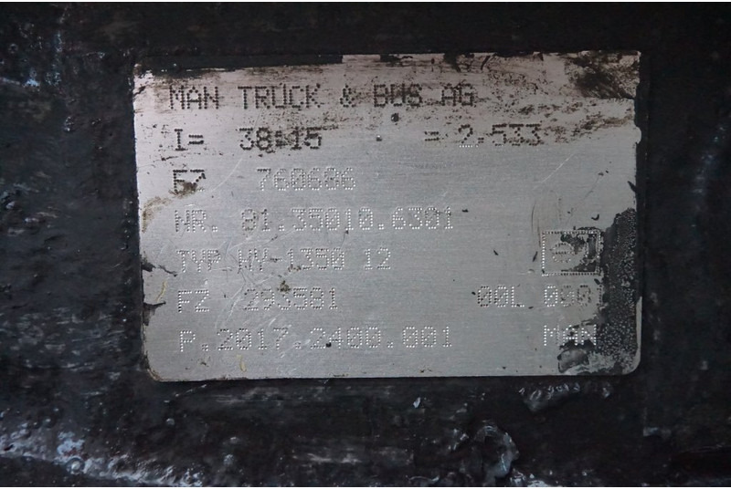 MAN HY-1350-15 38:15 81.35003-7671 - As roda belakang untuk Truk: gambar 4 MAN HY-1350-15 38:15 81.35003-7671 - As roda belakang untuk Truk: gambar 4