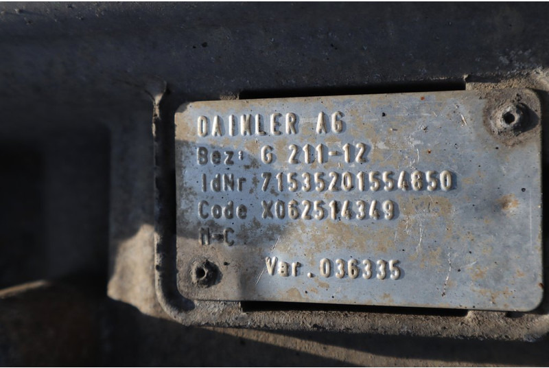 Mercedes-Benz G211-12KL MP4 OM470 715.352.01.554850 - Gearbox untuk Truk: gambar 5 Mercedes-Benz G211-12KL MP4 OM470 715.352.01.554850 - Gearbox untuk Truk: gambar 5