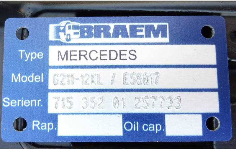 Mercedes-Benz G211-12KL MP4 WABCO OM470 - Gearbox untuk Truk: gambar 5 Mercedes-Benz G211-12KL MP4 WABCO OM470 - Gearbox untuk Truk: gambar 5