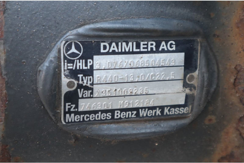 Mercedes-Benz R440-13A/C22.5 40/13 - As roda belakang untuk Truk: gambar 4 Mercedes-Benz R440-13A/C22.5 40/13 - As roda belakang untuk Truk: gambar 4