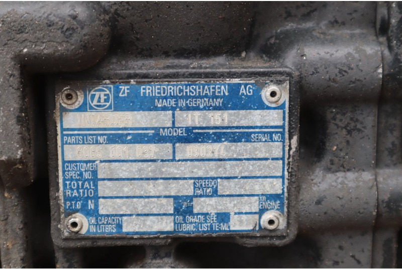 ZF 16S151OD+INT F2000 - Gearbox untuk Truk: gambar 5 ZF 16S151OD+INT F2000 - Gearbox untuk Truk: gambar 5