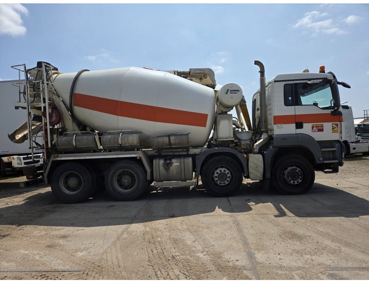 MAN TGS 35.400 8X4 Concrete Mixer Stetter 9m3 Steelsuspension - Truk pengaduk beton: gambar 5 MAN TGS 35.400 8X4 Concrete Mixer Stetter 9m3 Steelsuspension - Truk pengaduk beton: gambar 5