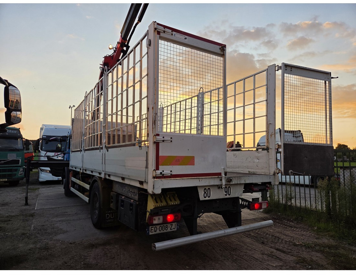Renault C 280 4X2 Palfinger PK12002 EH Kran Crane Remote Control Automat flatbed truck - Truk flatbed, Truk derek: gambar 2 Renault C 280 4X2 Palfinger PK12002 EH Kran Crane Remote Control Automat flatbed truck - Truk flatbed, Truk derek: gambar 2
