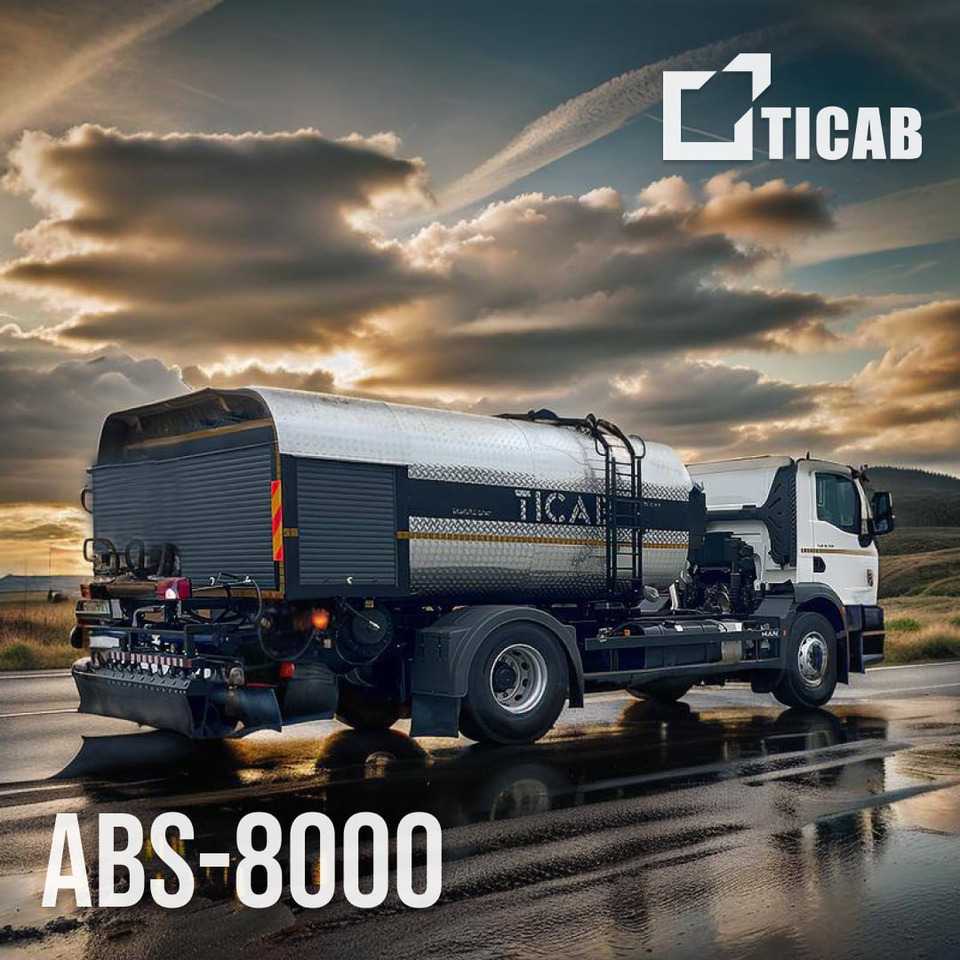 TICAB Аutonomous Asphalt Sprayer 8000 L, Asphalt Distributor, Manufacturer - Truk pompa beton: gambar 3 TICAB Аutonomous Asphalt Sprayer 8000 L, Asphalt Distributor, Manufacturer - Truk pompa beton: gambar 3