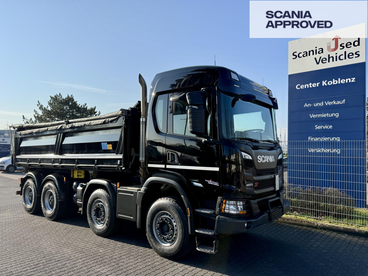 SCANIA G460 - 8x4 - MEILLER DSK - BORDMATIK - NEW TIRES - Truk jungkit: gambar 1 SCANIA G460 - 8x4 - MEILLER DSK - BORDMATIK - NEW TIRES - Truk jungkit: gambar 1