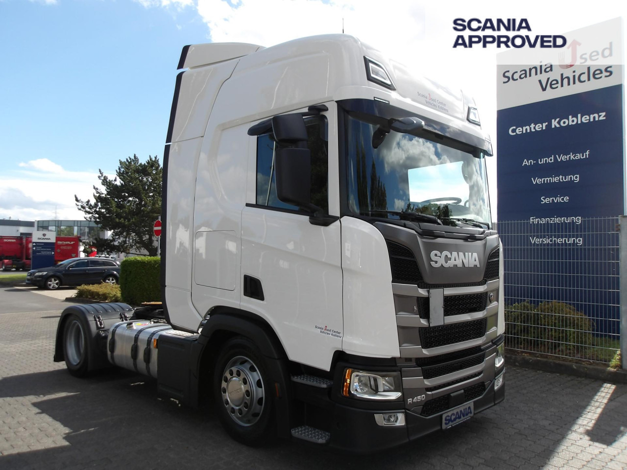 Tractor head SCANIA R 450 EB - MEGA - ADR AT - HIGHLINE - 2x TANKs -: gambar 1