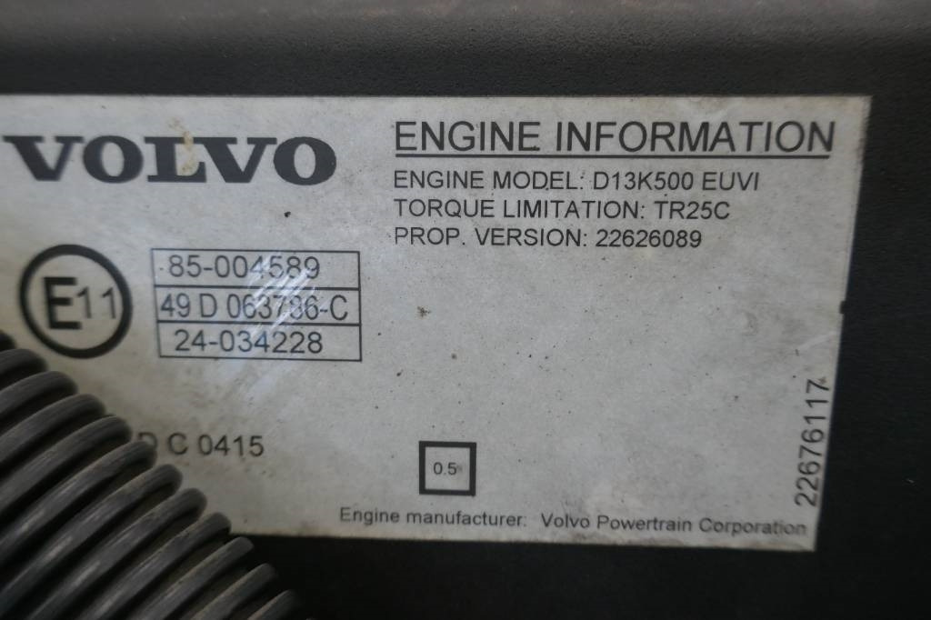 Motor D13K500 Volvo FH - Mesin untuk Truk: gambar 5 Motor D13K500 Volvo FH - Mesin untuk Truk: gambar 5