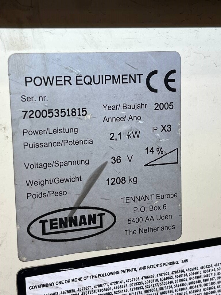 Tennant 7200 - Pengering penggosok: gambar 3 Tennant 7200 - Pengering penggosok: gambar 3