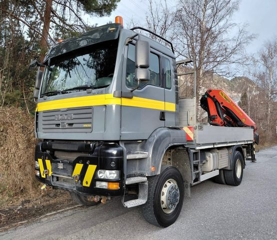 MAN TGA 18.480 4x4, E4, Wechsel, Palfinger PK22002EH - Truk derek: gambar 2 MAN TGA 18.480 4x4, E4, Wechsel, Palfinger PK22002EH - Truk derek: gambar 2